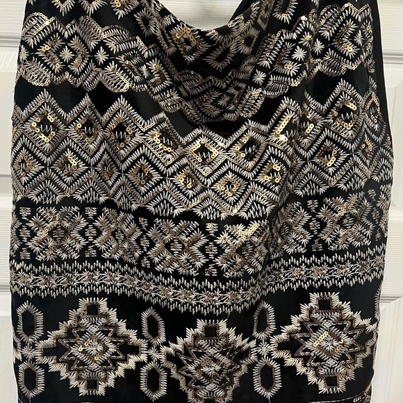 Karen Kane Tinsel Town Sequin Skirt - Picture 3 of 3